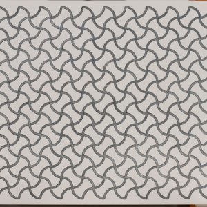 Sample of: Nc Aq100 Bianco Puro Wave Silver Design - SB1121-21